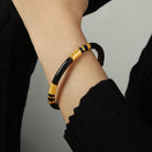 Enamel Titanium Steel Cuff Bracelet-Bijou Crush