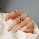 Titanium Steel Knot Ring-Bijou Crush