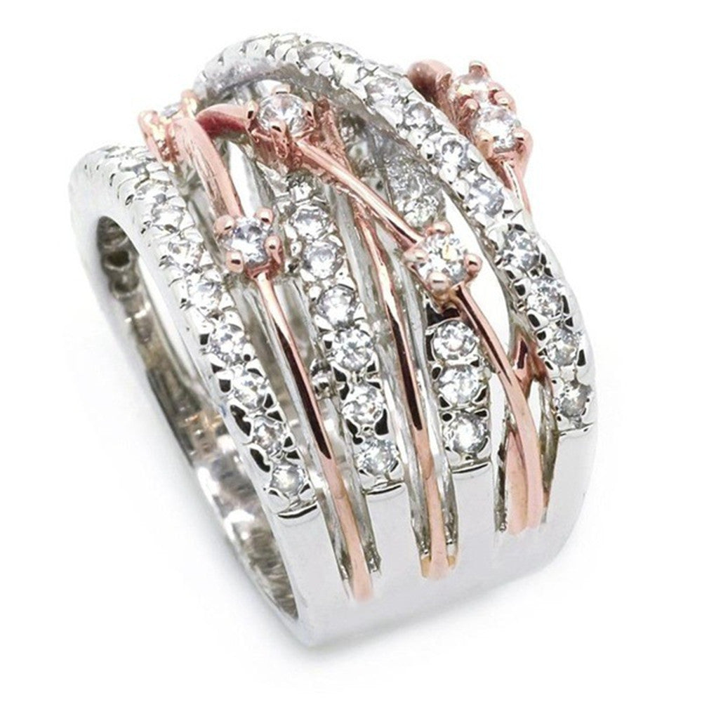 Cross Color Separation Ring-Bijou Crush