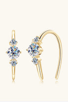 Moissanite 925 Sterling Silver Earrings-Bijou Crush