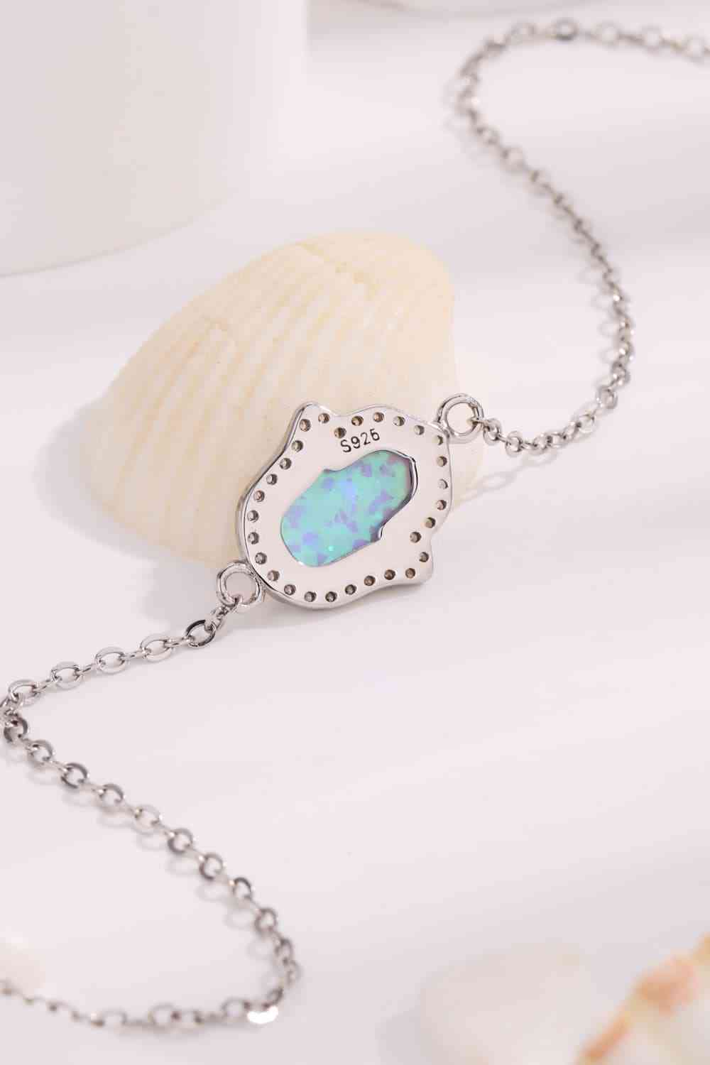 Opal 925 Sterling Silver Bracelet-Bijou Crush