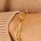 Chunky Chain Titanium Steel Bracelet-Bijou Crush
