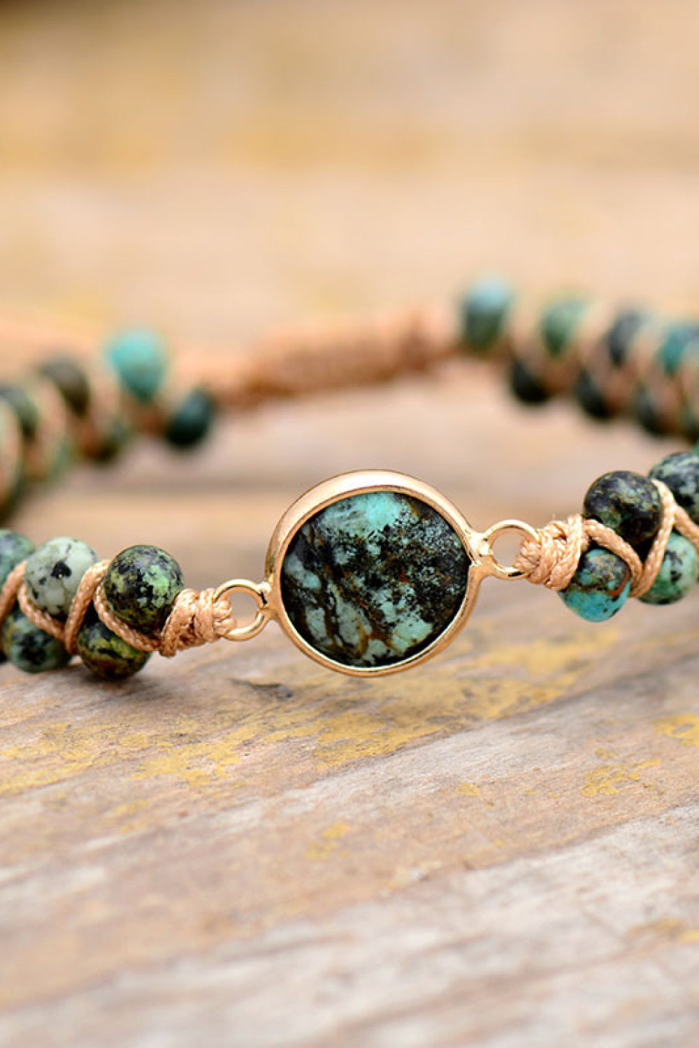 Handmade Beaded Copper Bracelet-Bijou Crush