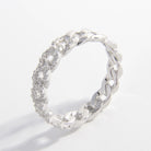 Sterling Silver Inlaid Zircon Ring-Bijou Crush