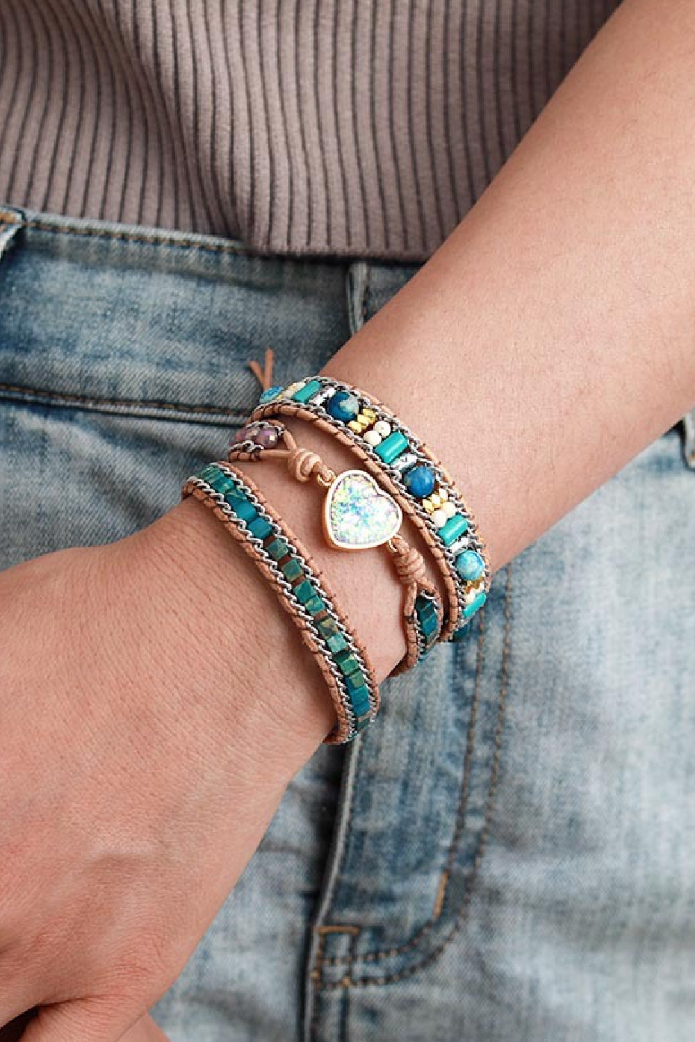 Heart Layered Bracelet-Bijou Crush