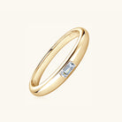 925 Sterling Silver Inlaid Moissanite Ring-Bijou Crush