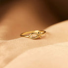 925 Sterling Silver Inlaid Zircon Fish Ring-Bijou Crush