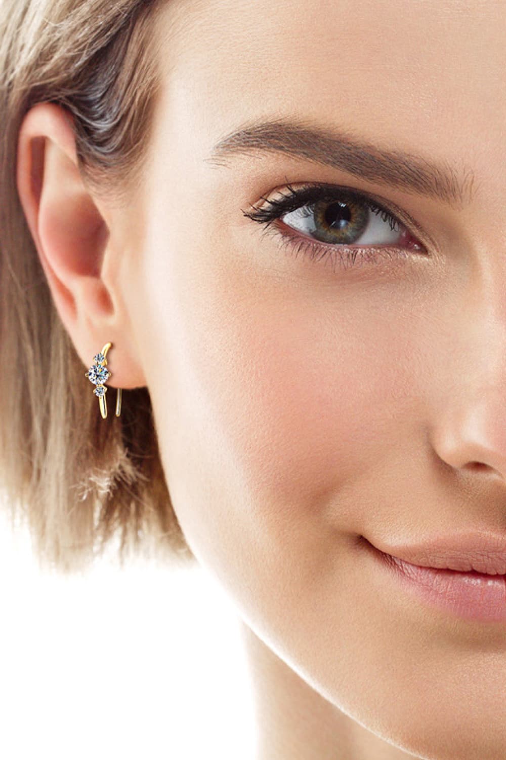 Moissanite 925 Sterling Silver Earrings-Bijou Crush