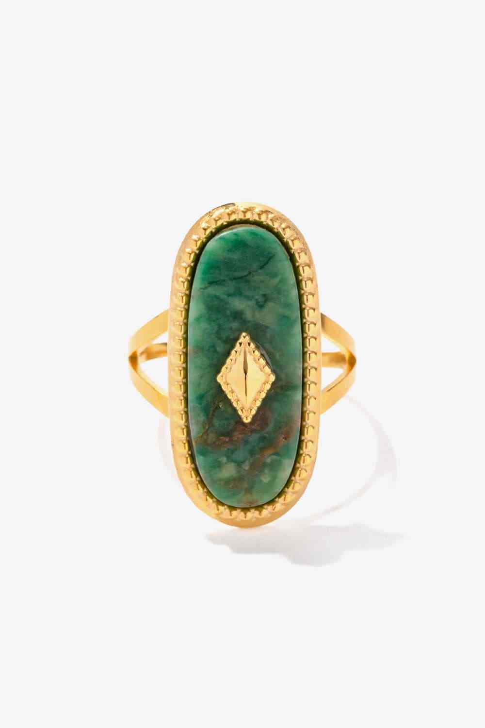 Natural Stone Copper Ring-Bijou Crush