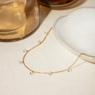 Stainless Steel Rhinestone Pendant Necklace-Bijou Crush