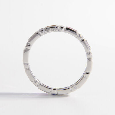 925 Sterling Silver Inlaid Zircon Ring-Bijou Crush
