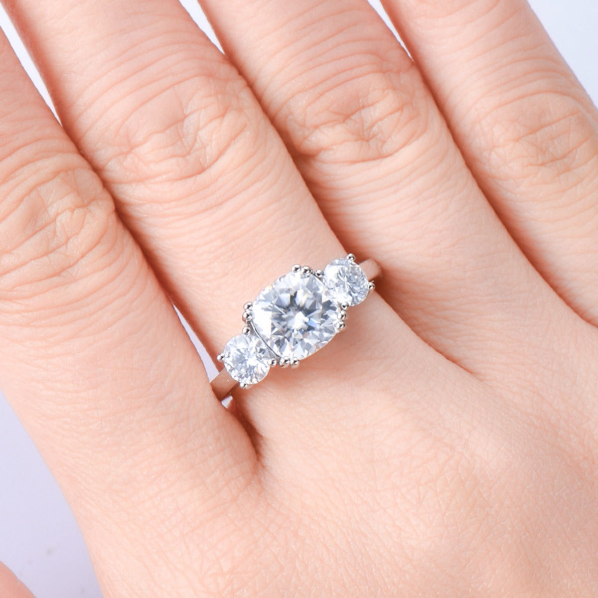 3.5 Carat Moissanite 925 Sterling Silver Ring-Bijou Crush