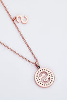 Adored Moissanite K to T Pendant Necklace-Bijou Crush