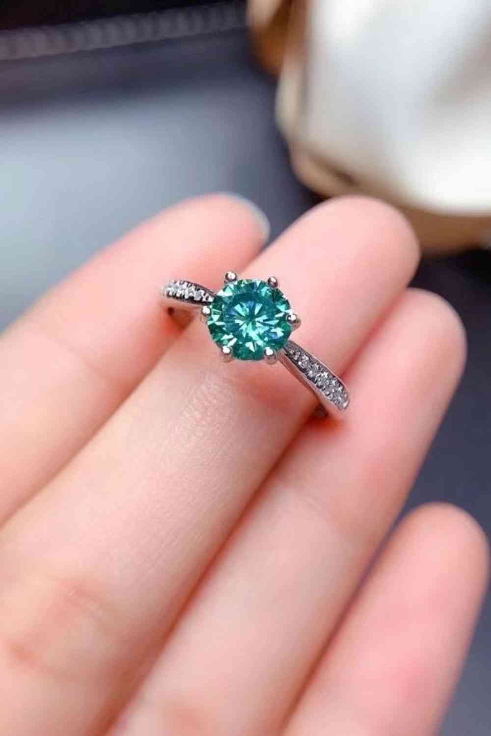 All For You 2 Carat Moissanite 925 Sterling Silver Ring-Bijou Crush