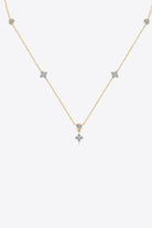 Moissanite 925 Sterling Silver Necklace-Bijou Crush