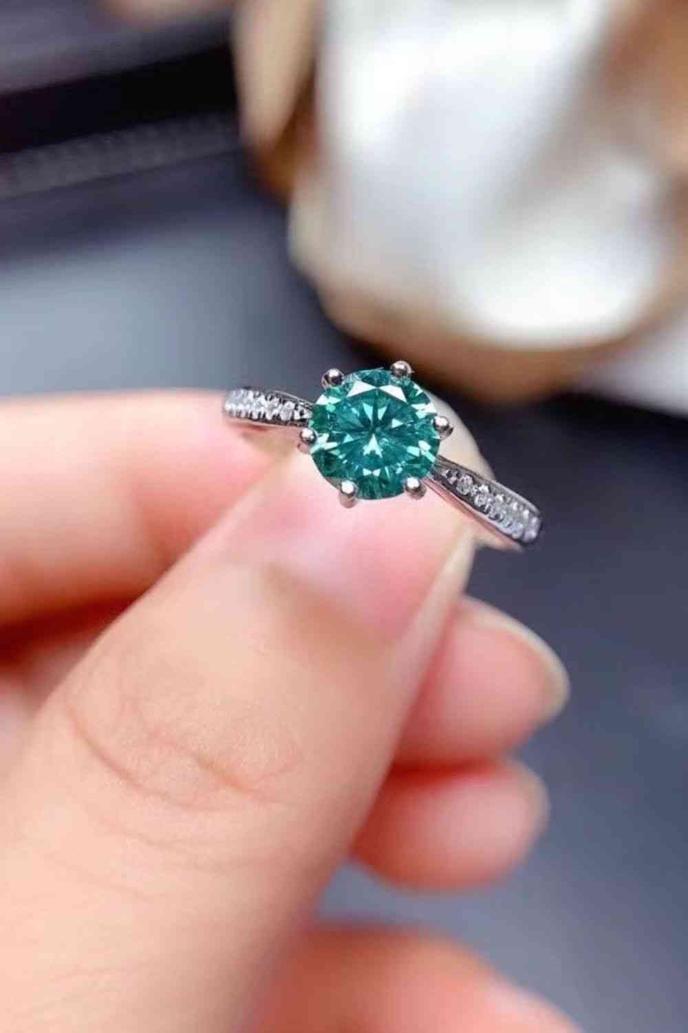 All For You 2 Carat Moissanite 925 Sterling Silver Ring-Bijou Crush