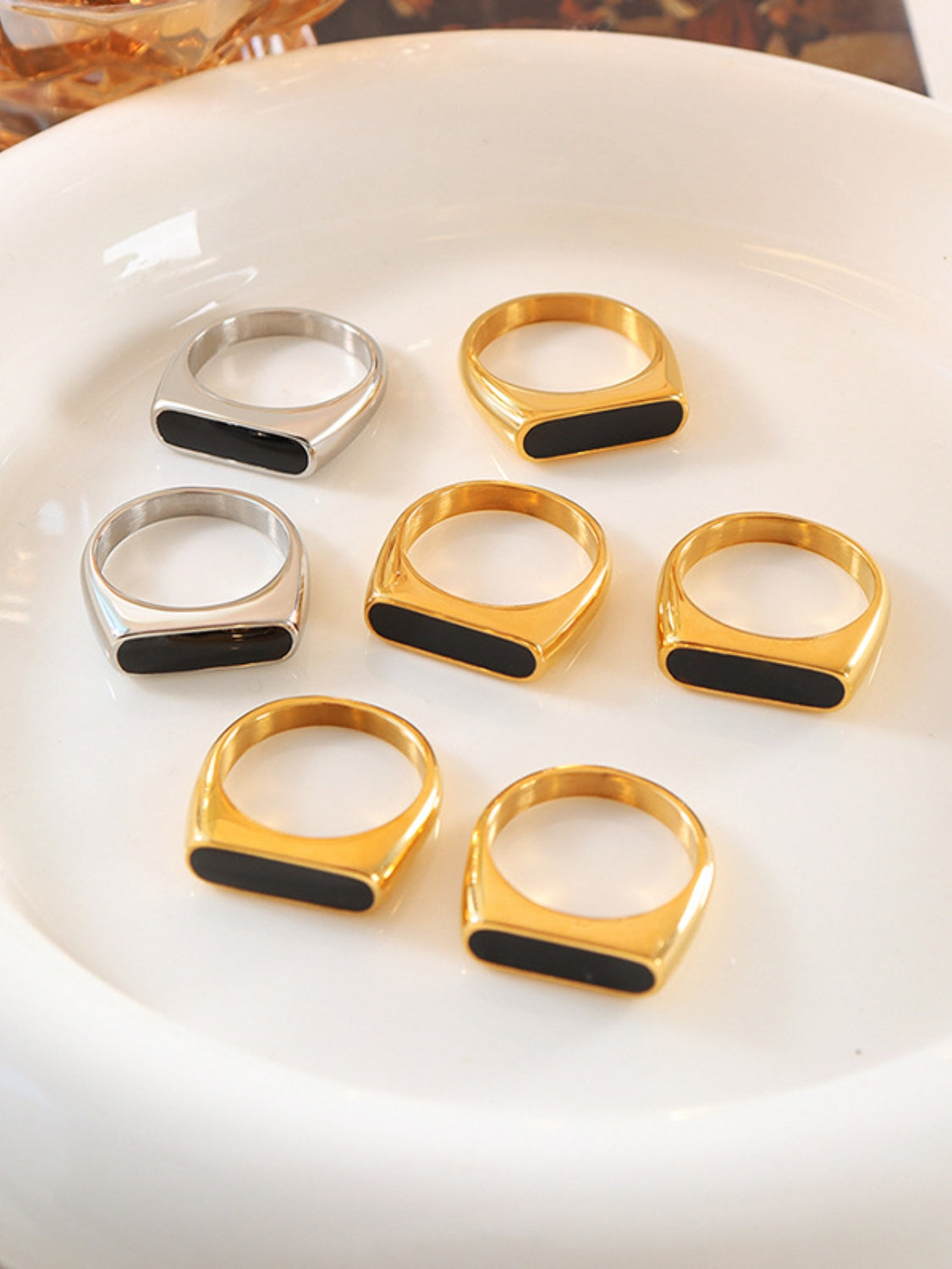 Titanium Steel Oil Drip Ring-Bijou Crush