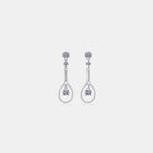 1 Carat Moissanite 925 Sterling Silver Drop Earrings-Bijou Crush