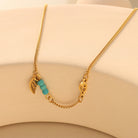 Titanium Steel Wing Shape Charm Anklet Bracelet-Bijou Crush