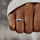 Heart Shape Inlaid Zircon Enamel Ring-Bijou Crush