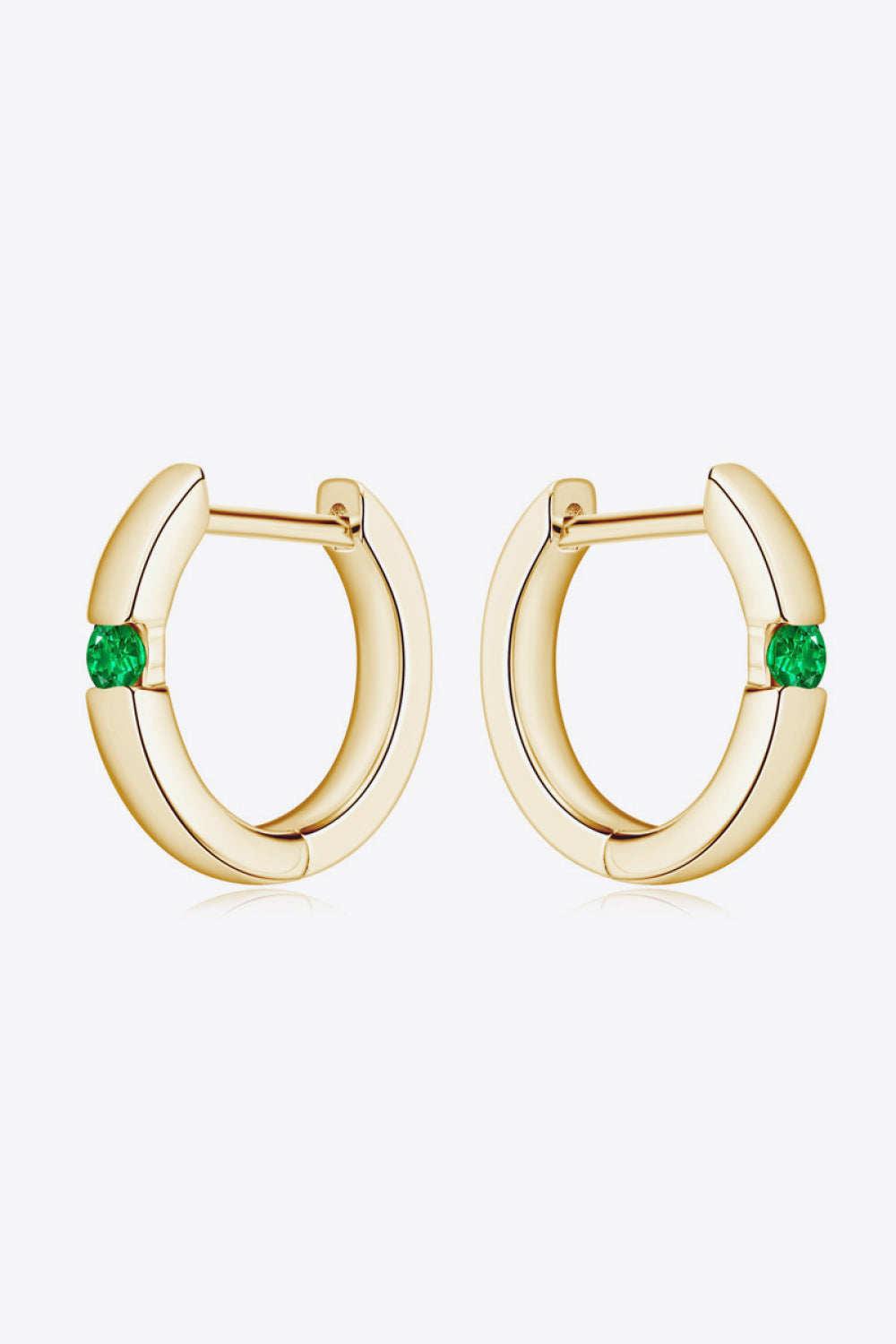 Lab-Grown Emerald Earrings-Bijou Crush