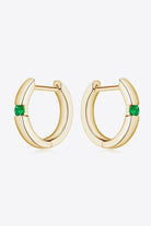 Lab-Grown Emerald Earrings-Bijou Crush