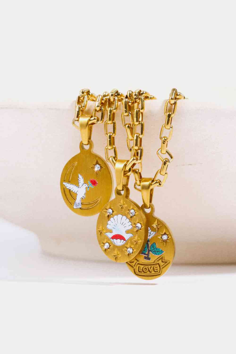 Stainless Steel 18K Gold-Plated Necklace-Bijou Crush