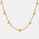 Titanium Steel Zircon Heart Necklace-Bijou Crush