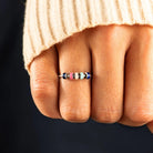 925 Sterling Silver Oil Drip Ring-Bijou Crush