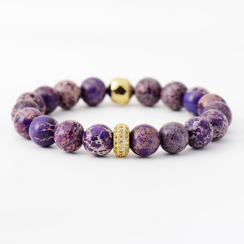 Natural Stone Beaded Bracelet-Bijou Crush