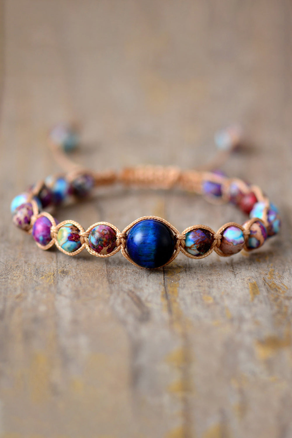 Imperial Jasper & Natural Stone Beaded Bracelet-Bijou Crush