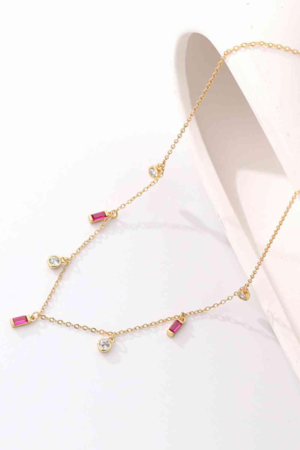 18K Gold Plated Multi-Charm Chain Necklace-Bijou Crush
