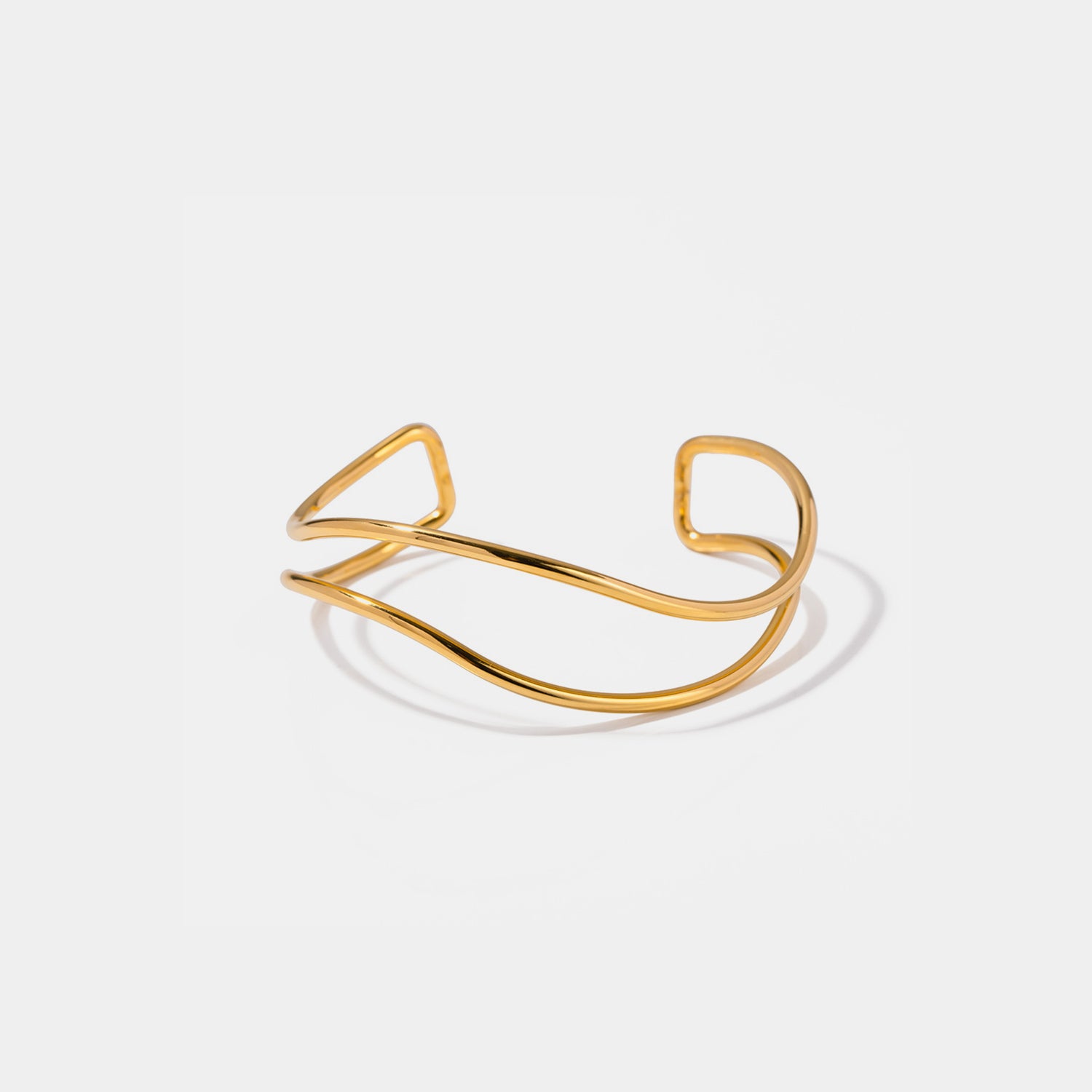 Minimalist Stainless Steel Cuff Bracelet-Bijou Crush