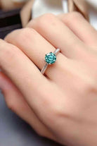 All For You 2 Carat Moissanite 925 Sterling Silver Ring-Bijou Crush