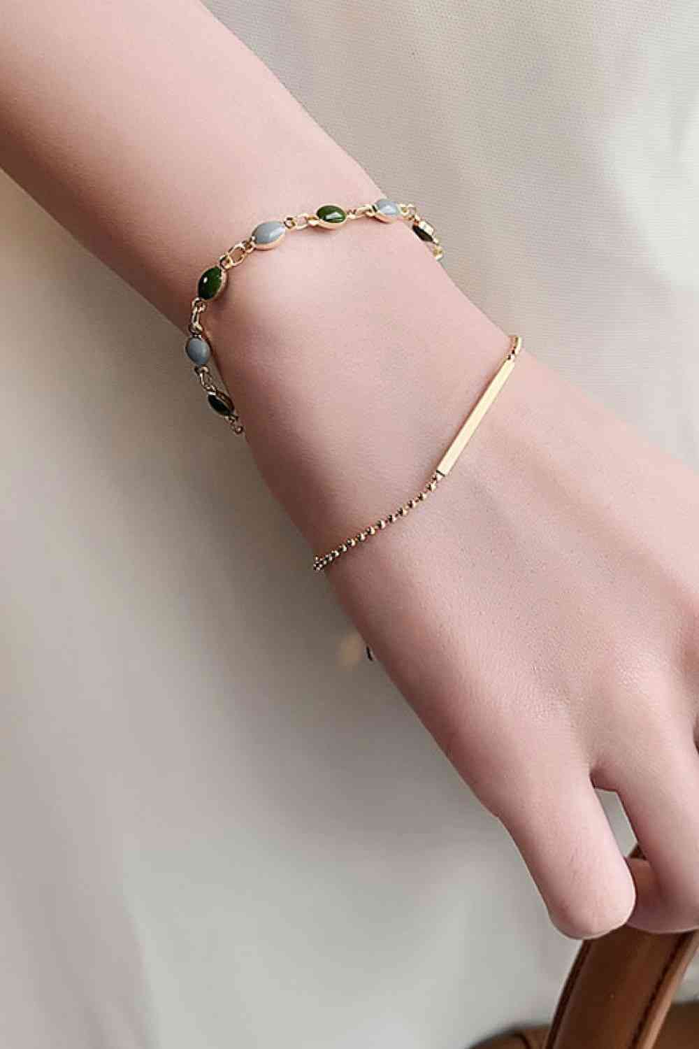 Alloy Double-Layered Bracelet-Bijou Crush