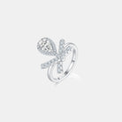 1 Carat Moissanite Zircon Sterling Silver Ring-Bijou Crush