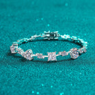 6.2 Carat Moissanite 925 Sterling Silver Bracelet-Bijou Crush