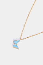 Butterfly Pendant Copper 14K Gold-Plated Necklace-Bijou Crush