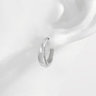 925 Sterling Silver Huggie Earrings-Bijou Crush