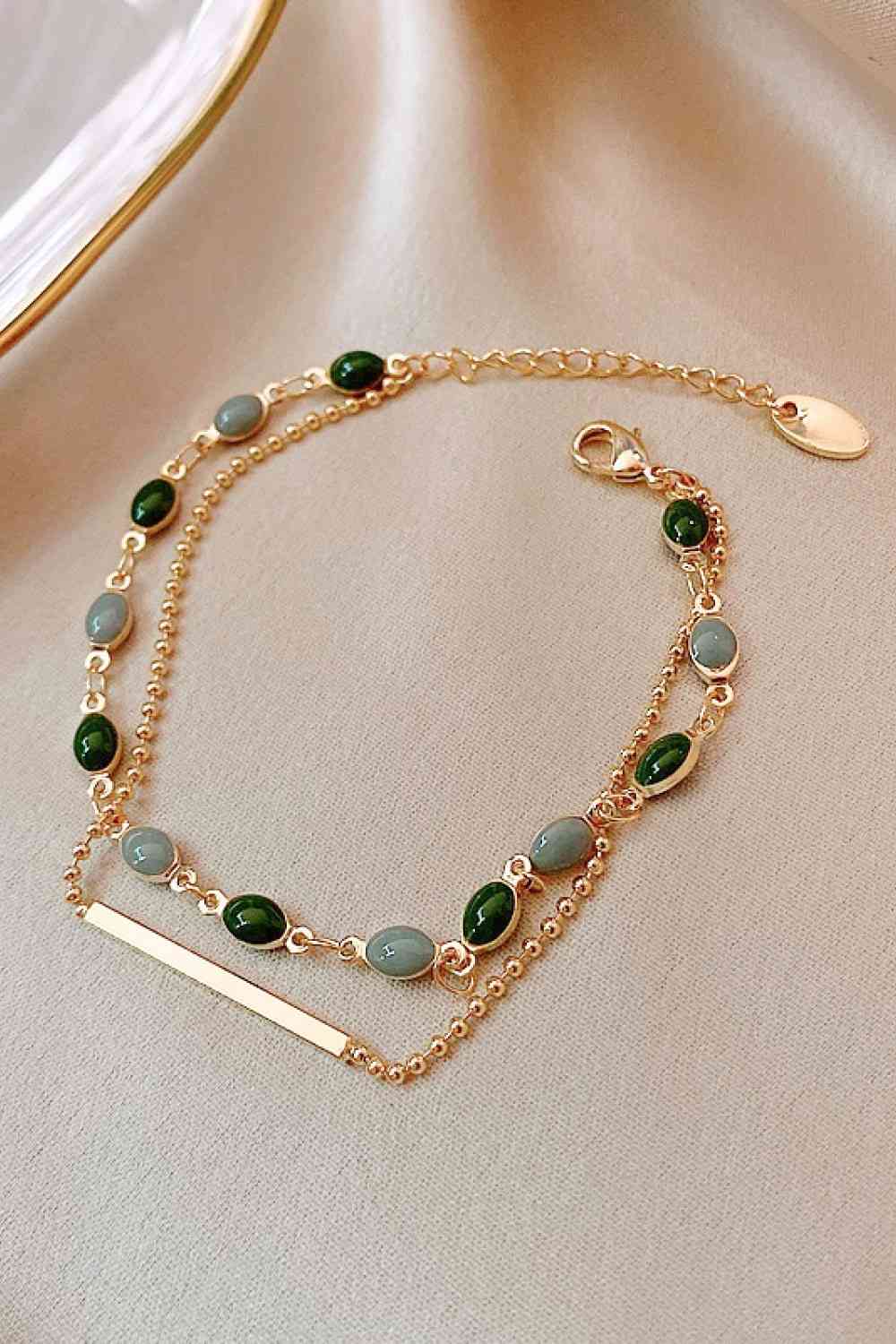 Alloy Double-Layered Bracelet-Bijou Crush