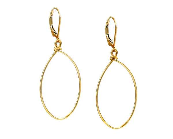 Sarah OG Hoop Earrings-Bijou Crush