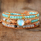 Opal Beaded Layered Bracelet-Bijou Crush