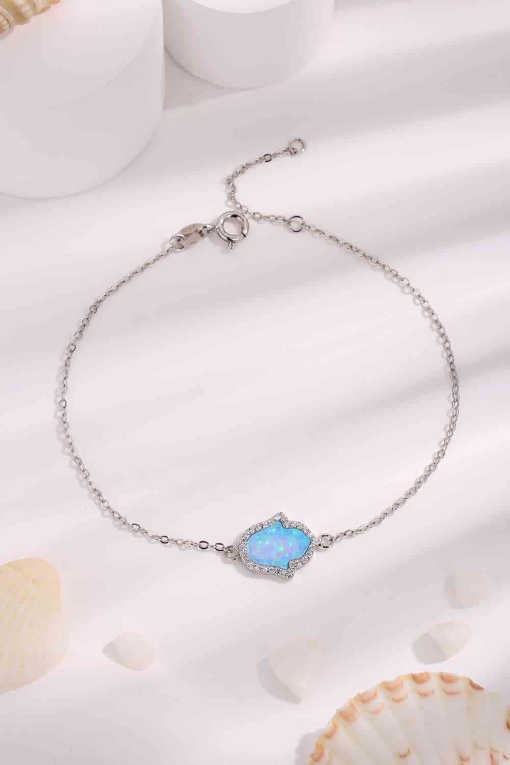 Opal 925 Sterling Silver Bracelet-Bijou Crush