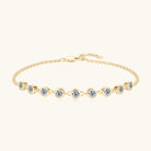 Inlaid Moissanite 925 Sterling Silver Bracelet-Bijou Crush