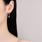 2 Carat Moissanite 925 Sterling Silver Earrings-Bijou Crush