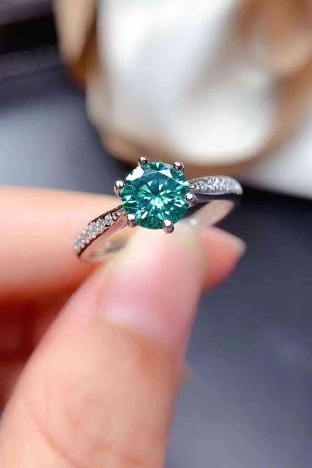All For You 2 Carat Moissanite 925 Sterling Silver Ring-Bijou Crush