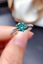 All For You 2 Carat Moissanite 925 Sterling Silver Ring-Bijou Crush