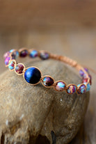 Imperial Jasper & Natural Stone Beaded Bracelet-Bijou Crush