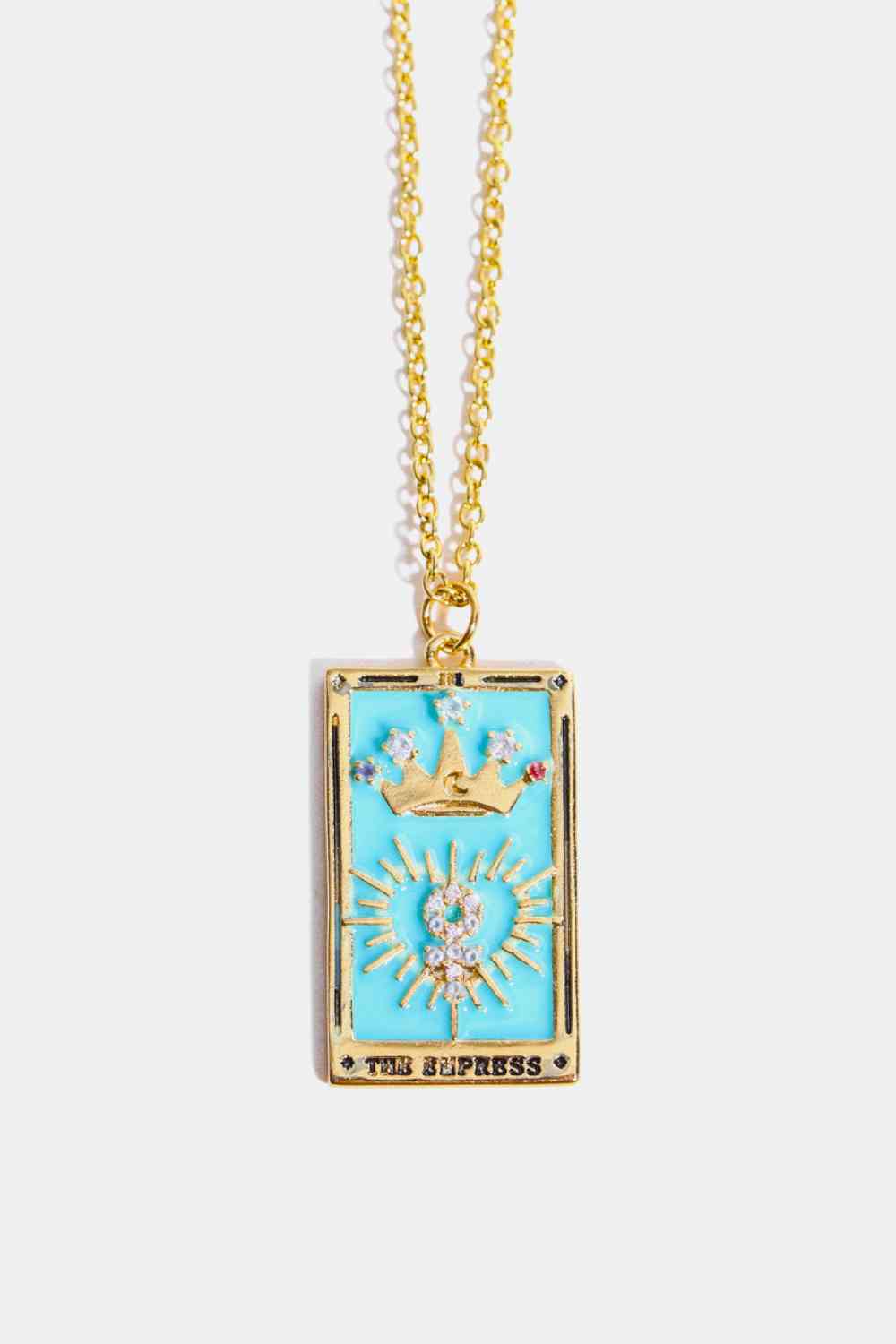 Tarot Card Pendant Stainless Steel Necklace-Bijou Crush