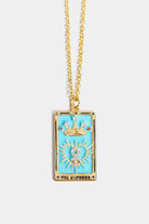 Tarot Card Pendant Stainless Steel Necklace-Bijou Crush